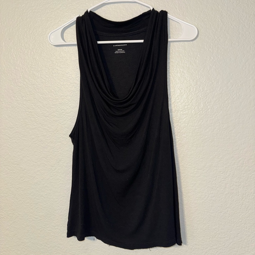 Anthropologie Cowl Neck Tank Top